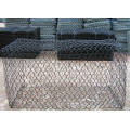 PVC beschichtete Galfan Draht Gabion / Gabion Stützmauer / Gabion Box